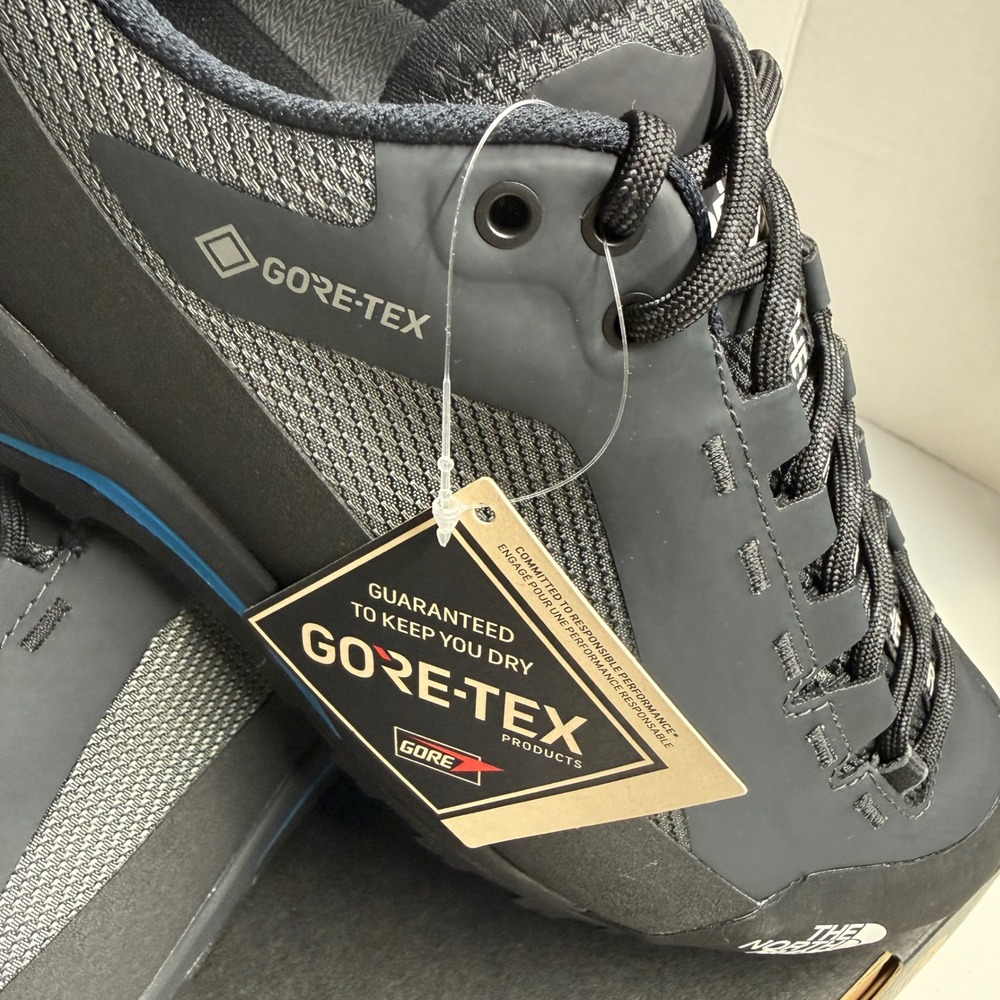 The North Face men Verto Alpine GORE-TEX Hiking Shoes Grey Black vibram 10.5 NOB - Picture 2 of 10